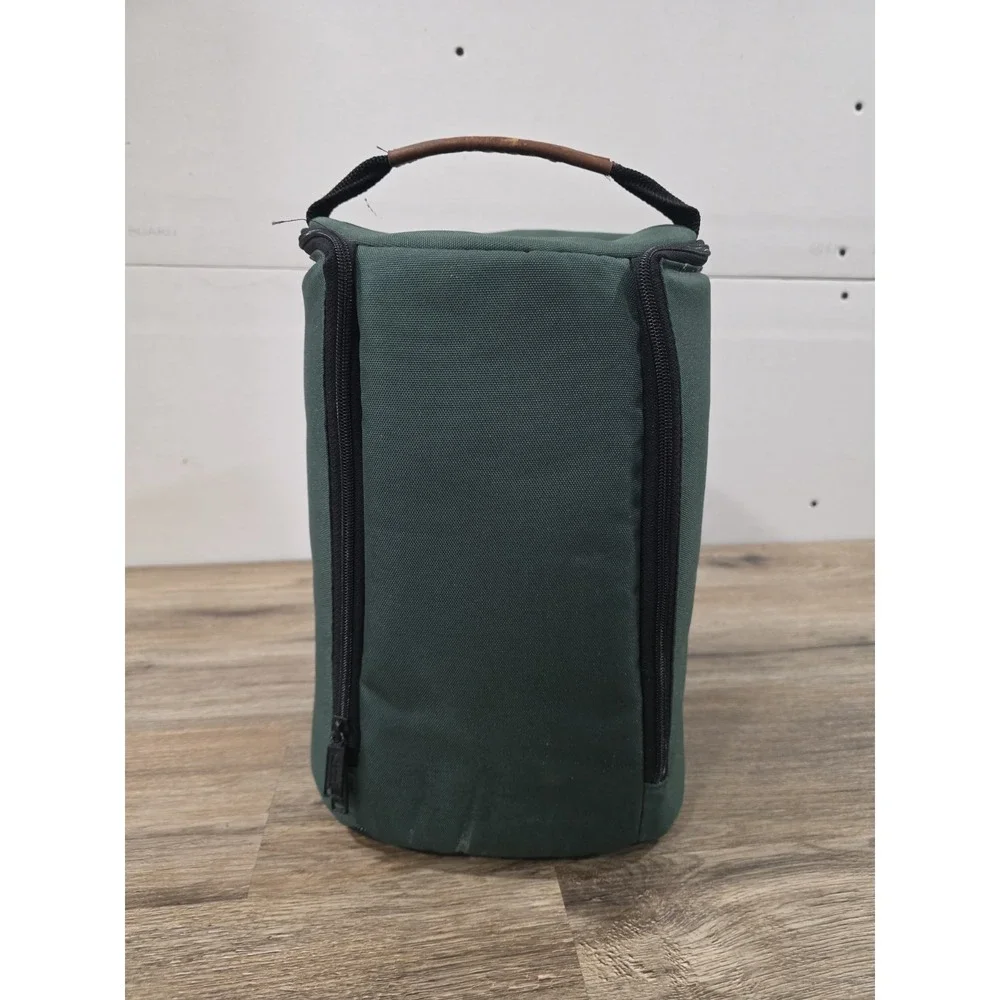 Vintage Coleman Lantern Green Soft Zipper Case. Case Only Nice Clean
